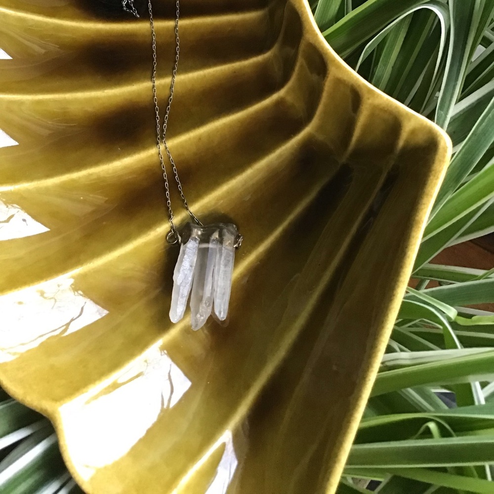 Electroformed Quartz pendant